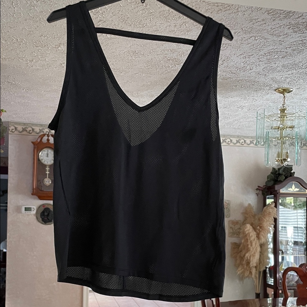 Victoria's Secret Black Mesh Tank Top